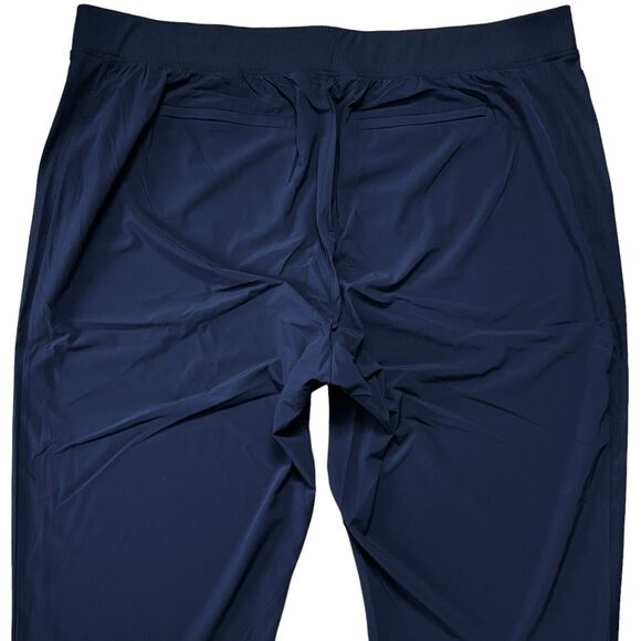 Athleta NWT Brooklyn Ankle Pant Navy Plus Size 24 Mid Rise Stretch Panels Travel - Picture 7 of 10